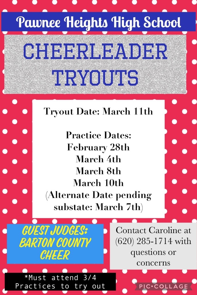 Cheer tryout information